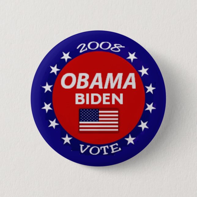Obama Biden Vote Button (Front)