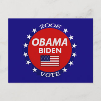 Obama Biden Vote Postcard