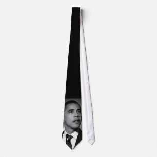 Obama Black/White Tie - Customized