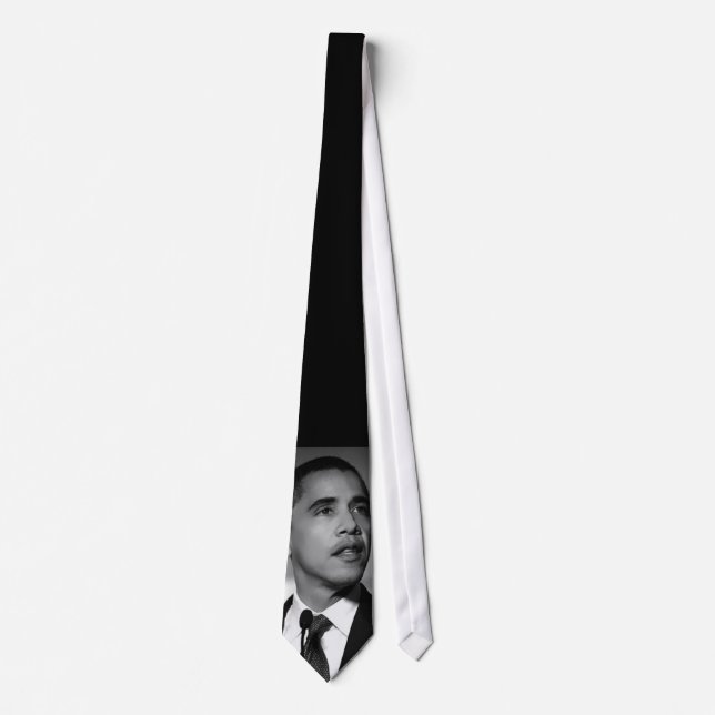 Obama Black/White Tie - Customized (Front)