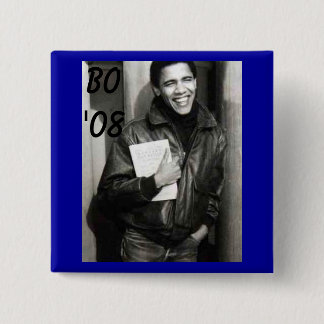 obama, BO'08 2 Inch Square Button