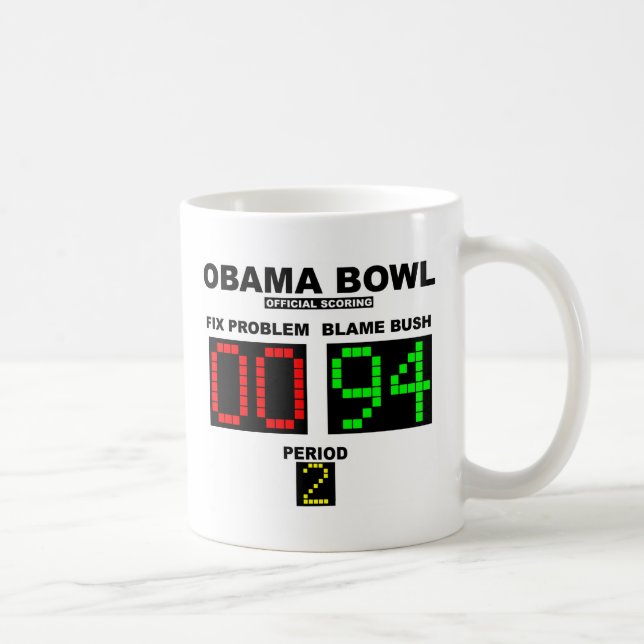 Obama Bowl - Official Scoring Coffee Mug (Right)