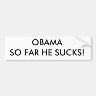 OBAMA                                          ... BUMPER STICKER