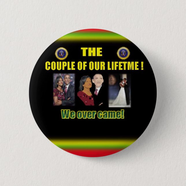 OBAMA BUTTONS! 2 INCH ROUND BUTTON (Front)