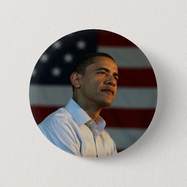 Obama Can 2 Inch Round Button (Front)