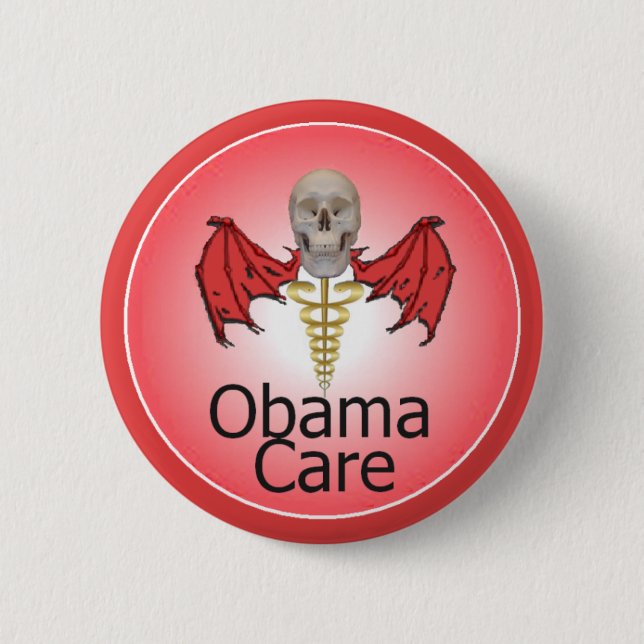 OBAMA CARE Button (Front)