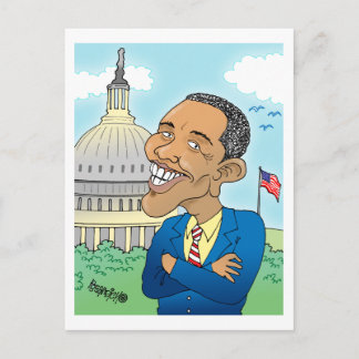 OBAMA CARTOON POST CARDS