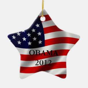 Obama Ceramic Ornament