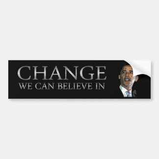 Obama Change Bumper Sticker
