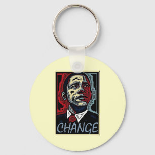 Obama Change Keychain