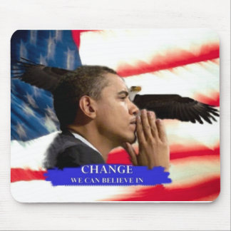 Obama Change Mouse Pad