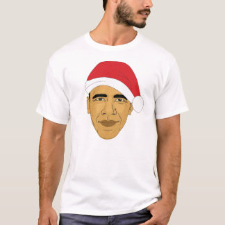 Obama Claus Barack Obama Christmas Tee