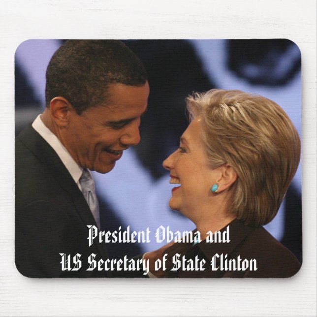 Obama - Clinton Inauguration Keepsakes Mouse Pad (Front)