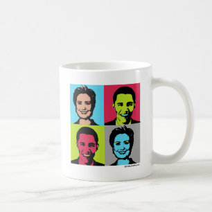 Obama Clinton Warhol.png Coffee Mug