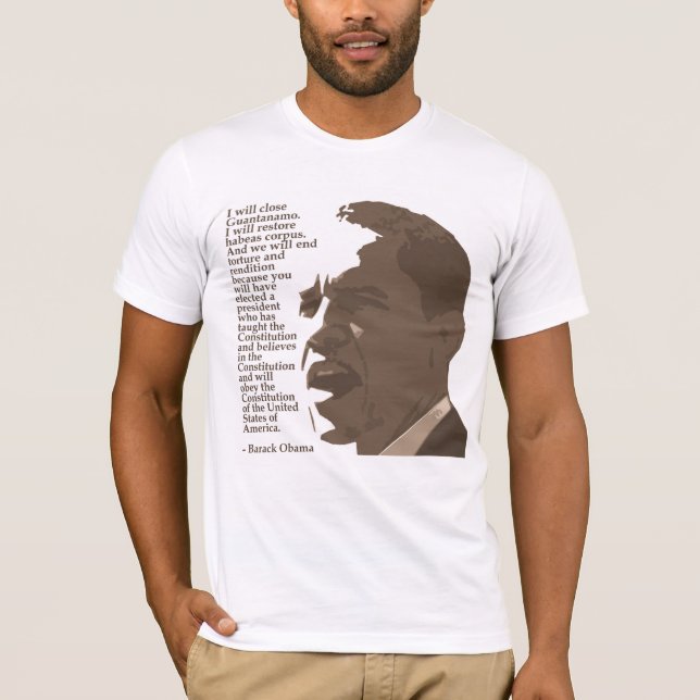 Obama: Close Guantanamo Shirt (Front)