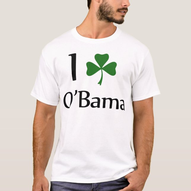 obama clover leaf T-Shirt (Front)