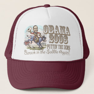 Obama Cowboy 2008 Trucker Hat