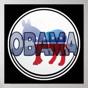 Obama Democrat Design Poster
