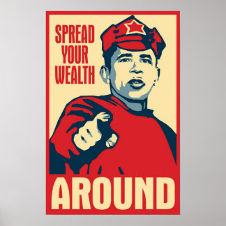 Obama Diffusion La Richesse Autour D'Une Affiche