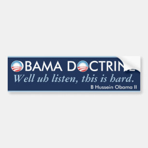 Obama Doctrine Bumper Sticker