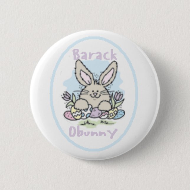 Obama Easter Button (Front)