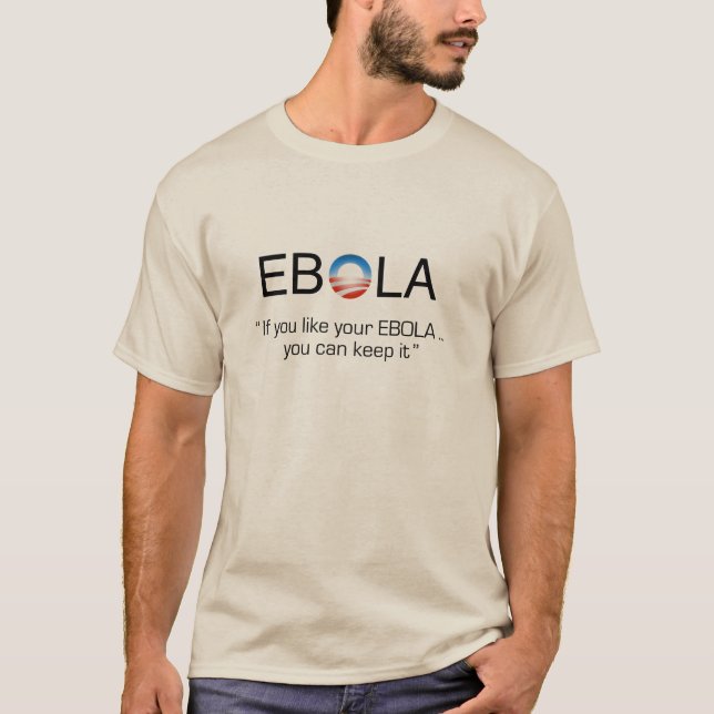 Obama Ebola Colour Shirt (Front)