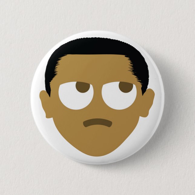 Obama Emoji POTUS 2 Inch Round Button (Front)