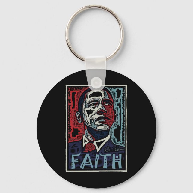 Obama Faith 2 Keychain (Front)