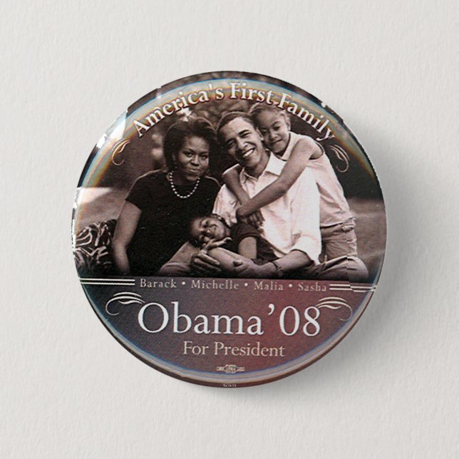 Obama Family - Button (Front)