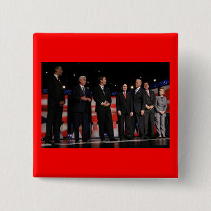 Obama-First Debate 2 Inch Square Button