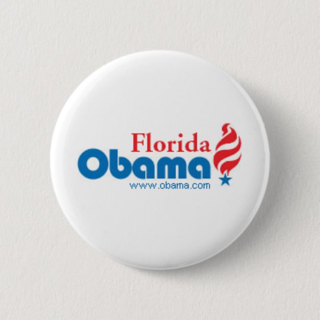 Obama Florida Button (Front)