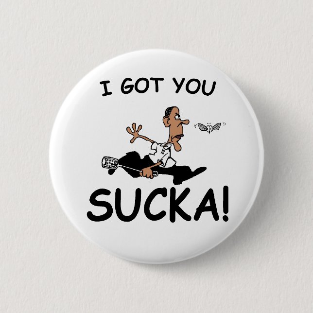 Obama Fly Swatter Button (Front)