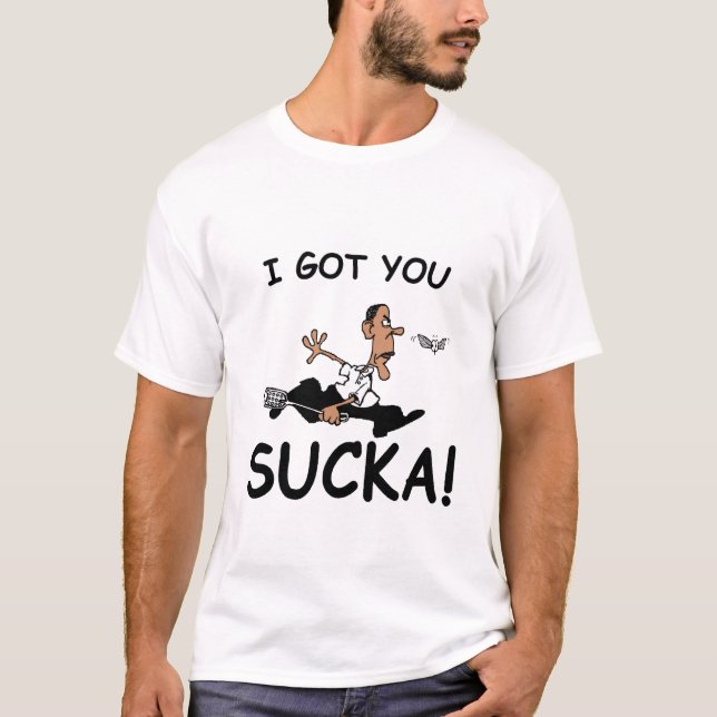 Obama Fly Swatter T-Shirt (Front)