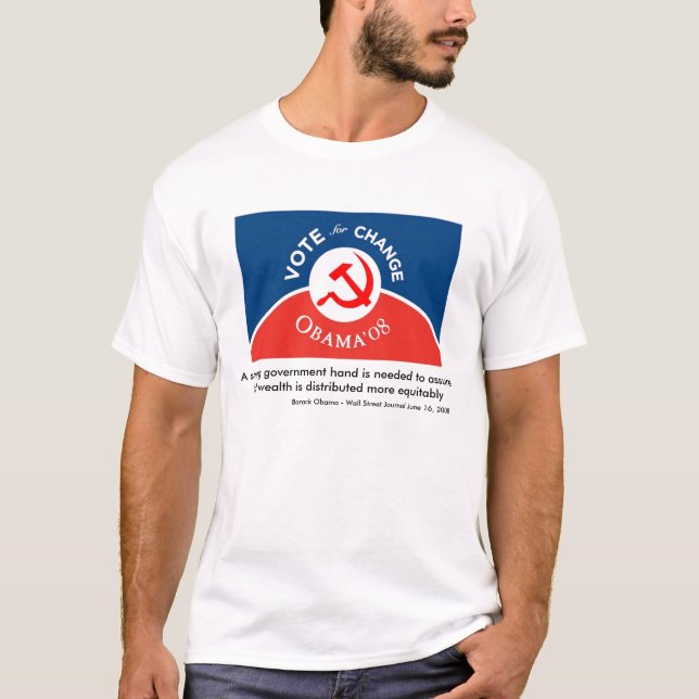 Obama for Change - Mens T-Shirt (Front)