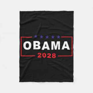 Obama For President 2028 Obama 2028 Premium  Fleece Blanket