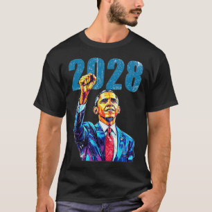 Obama For President 2028 Obama 2028  T-Shirt