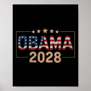 Obama For President 2028 Obama 2028 Vintage Amaric Poster