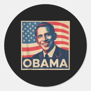 Obama For President 2028 Obama 48th President Of A Classic Round Sticker