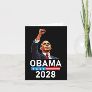 Obama For President Obama 2028 Card
