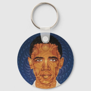 Obama Fractal Keychain