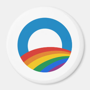 Obama Gay Pride Magnet