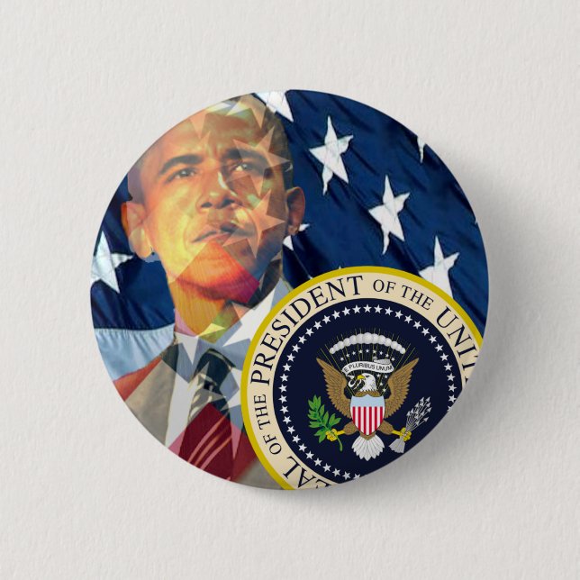 Obama Gifts 3 2 Inch Round Button (Front)