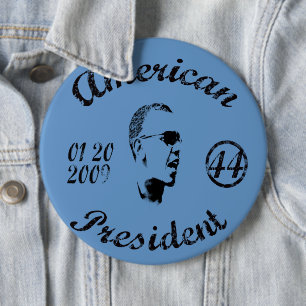 Obama Gifts 6 Inch Round Button