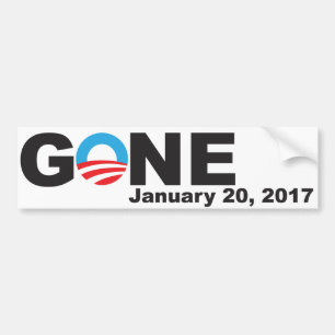 Obama Gone, 2017 Bumper Sticker