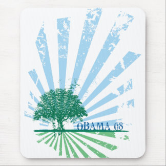 Obama Green Mouse Pad