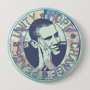 obama Groovy Dream Button
