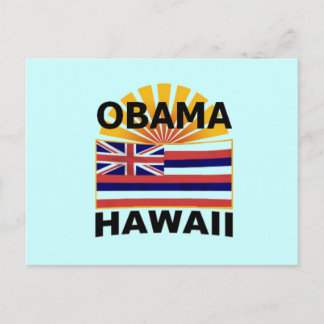 Obama HAWAII Postcard