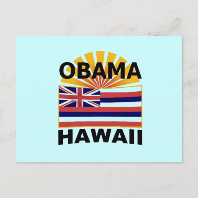 Obama HAWAII Postcard (Front)