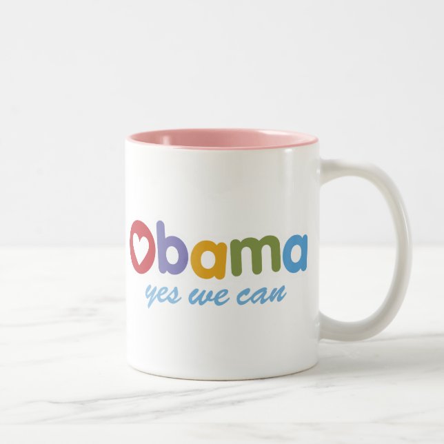 Obama Heart Mug (Right)