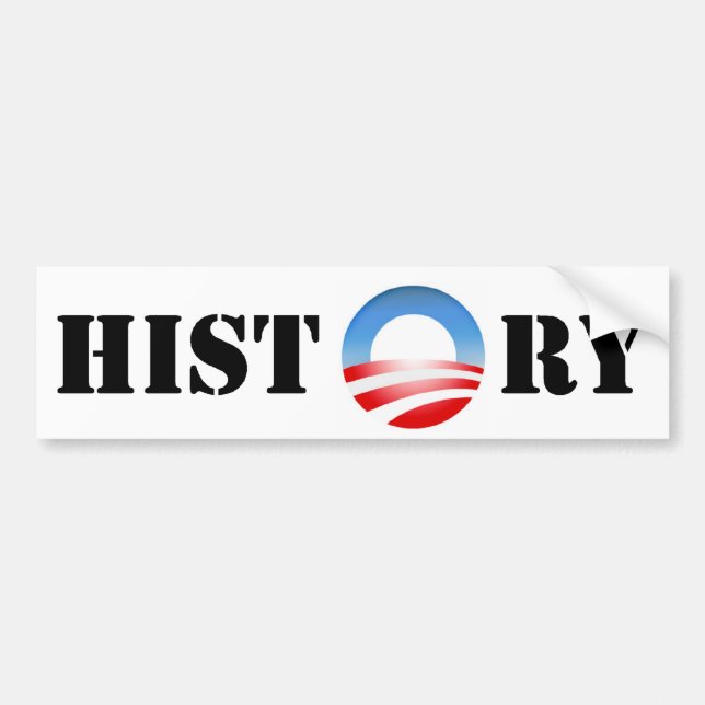 Obama History Bumper Sticker (Front)
